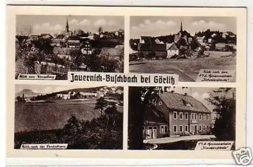 32039 Mehrbild Ak Jauernick Buschbach bei Görlitz 1956