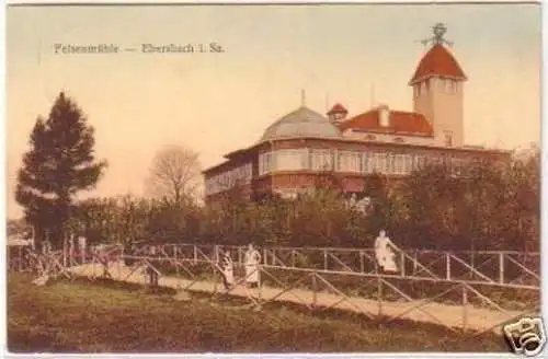 23116 Ak Ebersbach in Sachsen Felsenmühle 1930