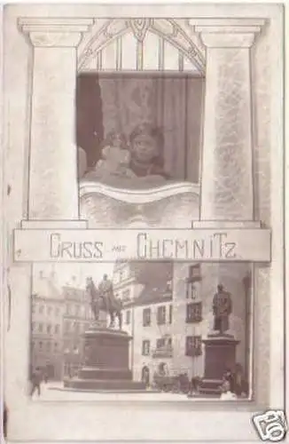 20697 Mehrbild Foto Ak Gruß aus Chemnitz um 1920