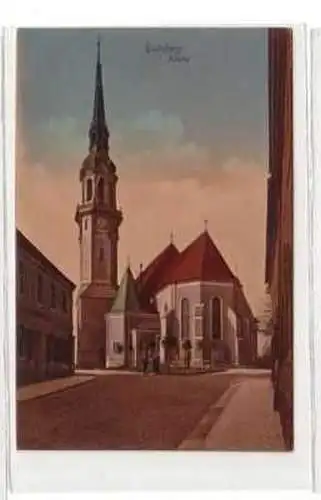 39162 Ak Radeberg Kirche um 1908