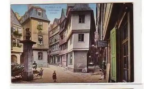 37835 Ak Frankfurt a.M. Goldhutgasse (Altstadt) um 1910