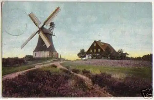 05953 Ak Mühle am Kiekeberg 1908