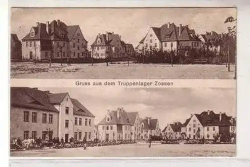 51458 Feldpost Ak Gruss aus dem Truppenlager Zossen 1915