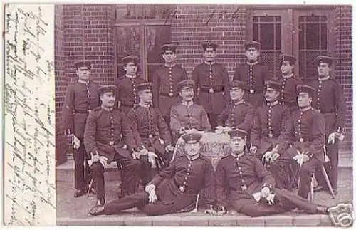 07221 Foto Ak Reinickendorf Militär 1905