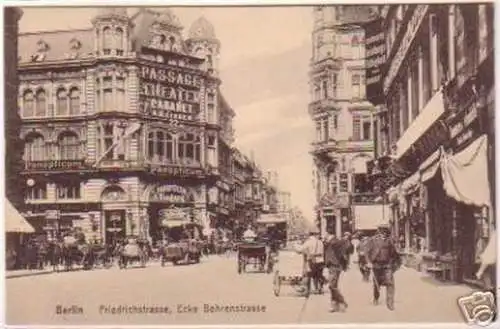 18281 Ak Berlin Friedrich- Ecke Behrensstrasse um 1910