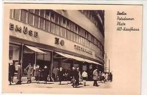 39743 Ak Berlin Potsdamer Platz HO Kaufhaus um 1951