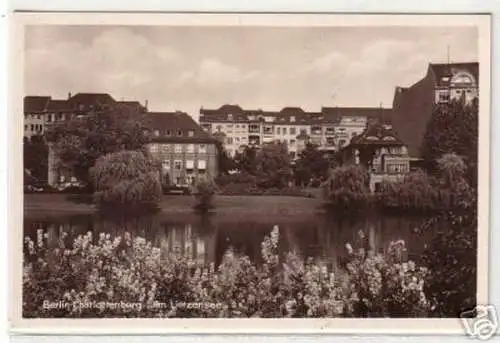 12693 Ak Berlin Charlottenburg am Lietzensee um 1940