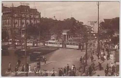 16602 Ak Berlin Potsdamer Platz mit Verkehrsturm 1930