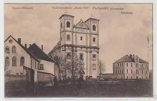 52067 Ak Fuchsmühl Oberpfalz Wallfahrtskirche "Maria Hilf" um 1930