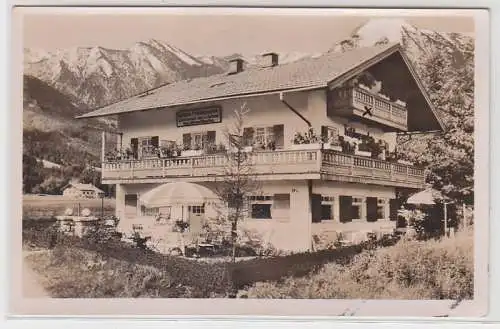 69948 Ak Bad Wiessee am Tegernsee Kurheim Frühlingsgarten um 1930