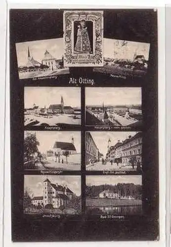 52110 Mehrbild Ak Alt Ötting Stadtansichten 1907