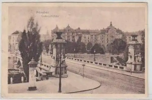 46305 Ak München Ludwigsbrücke 1921