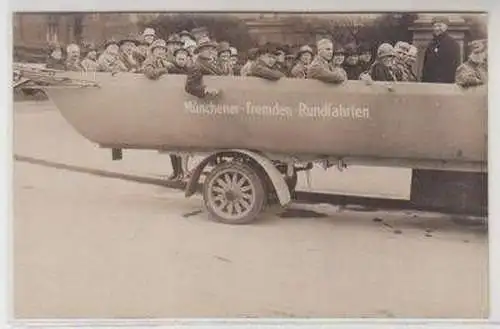 46646 Foto Ak Münchener Fremden Rundfahrten um 1920