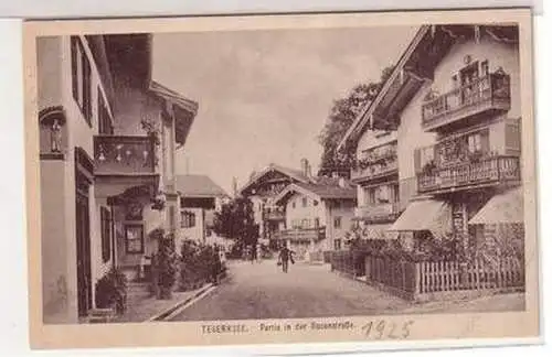 46834 Ak Tegernsee Partie in der Rosenstrasse 1925