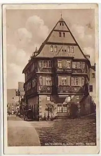 36313 Ak Miltenberg am Main Hotel Riesen um 1930