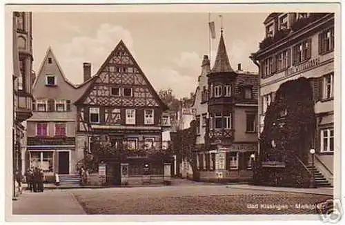 14804 Ak Bad Kissingen Hotel Wittelsbach um 1940