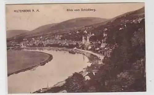 36956 Ak Miltenberg a.M. Blick vom Schloßberg 1918