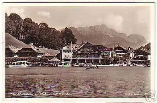 08141 Ak Hotel Schiffmeister am Königsee 1934