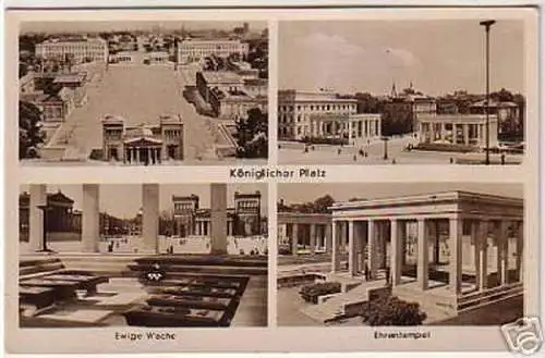 00616 Mehrbild Ak München Königlicher Platz um 1940