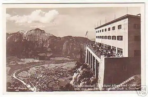 01033 Ak Bad Reichenhall Predigtstuhlberghotel 1932