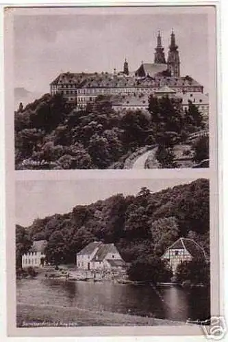 05173 Ak Sommerfrische Hausen und Schloß Banz 1940