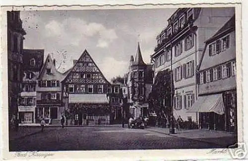 06004 Ak Bad Kissingen Marktplatz 1930