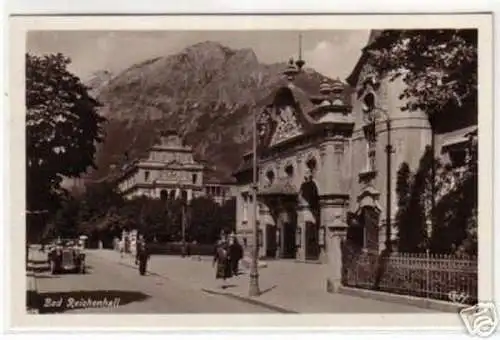 09505 Ak Bad Reichenhall Kurhaus mit Hochstauffen 1933