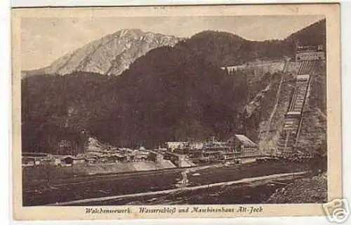 06393 Ak Walchenseewerk Wasserschloß & Maschinenhaus