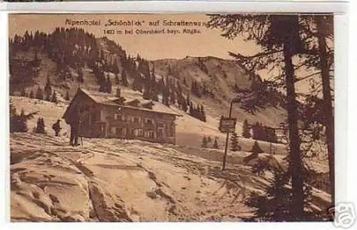 07393 Ak Alpenhotel "Schönblick" auf Schrattenwang 1914