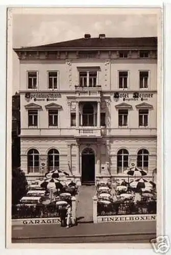 09018 Ak Hotel Restaurant "Denner" Heidelberg um 1940