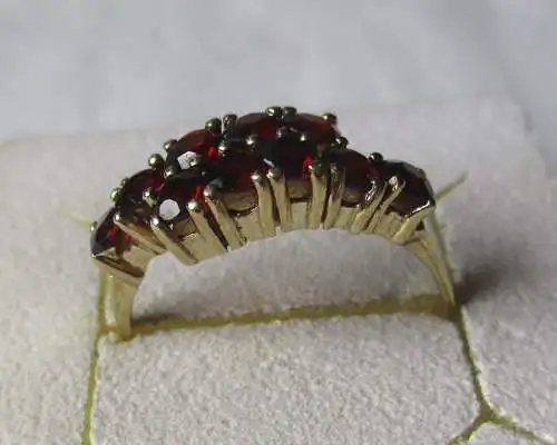 Klassischer 333er Gold Damen Ring mit 10 kleinen Zirkonen (117671)