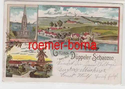 75125 Mehrbild Ak Gruss von den Düppeler Schanzen 1901