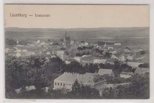 10091 Ak Lauenburg Lębork in Pommern Totalansicht 1923