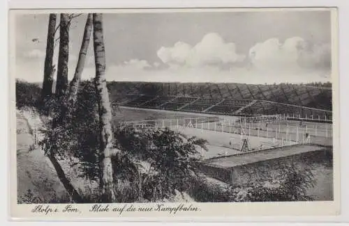 95202 Ak Stolp in Pommern Blick auf die neue Kampfbahn 1938