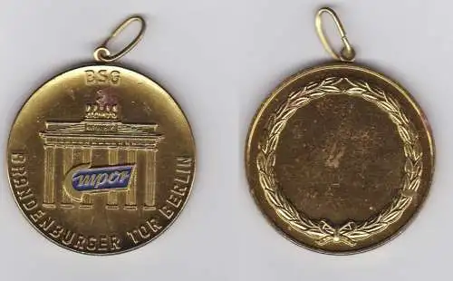 Seltene DDR Medaille BSG Empor Brandenburger Tor Berlin (124644)