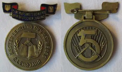 DDR Medaille 5.Berufswettbewerb FDJ Bester Lehrling 2. Lehrjahr (146796)