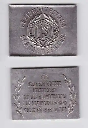 DDR Plakette DTSB Bezirksvorstand Frankfurt Oder (123964)