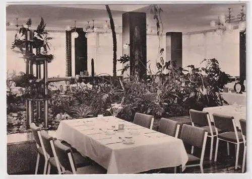 11826 Foto Ak Zinnowitz Ferienheim "Roter Oktober" Speisesaal 1977