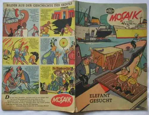 Mosaik von Hannes Hegen Digedag Nummer 43 von 1960 (164563)