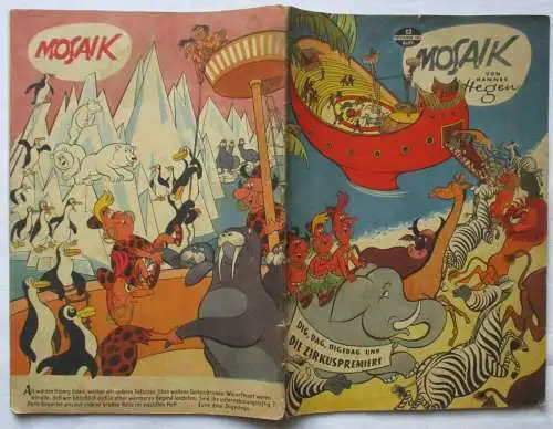 Mosaik von Hannes Hegen Digedag Nummer 12 von 1957 (160823)