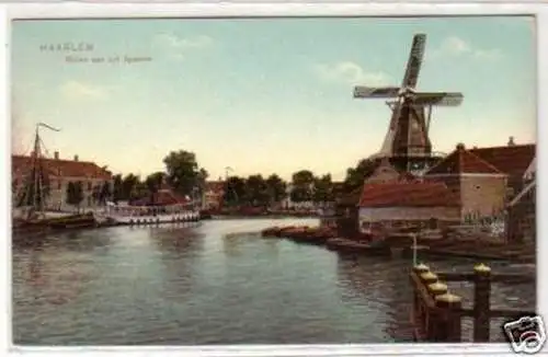 30453 Ak Haarlem Molen aan het Spaarne um 1910