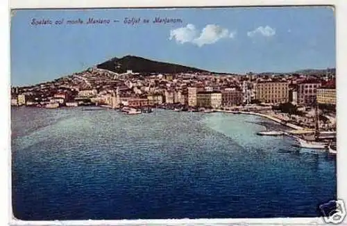 31145 Ak Spalato col monte Mariano Kroatien 1915