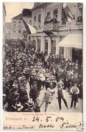 09565 Ak Echternach Luxemburg Procession 1904