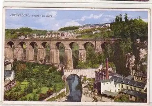 00190 Ak Luxembourg Viaduc du Nord um 1910