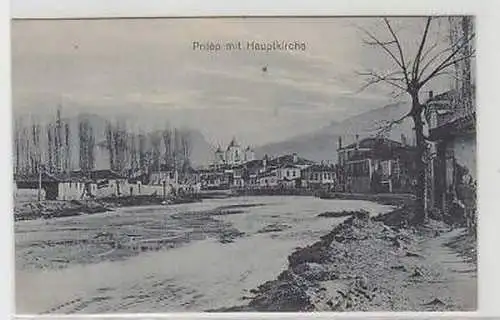 42784 Feldpost Ak Prilep mit Hauptkirche 1917