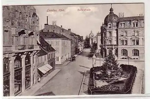 43650 Ak Landau in Pfalz Reiterstraße aus um 1920