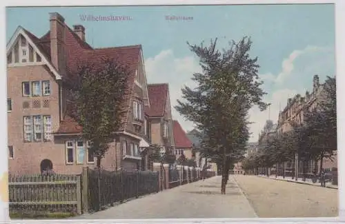 44204 AK Wilhelmshaven - Wallstrasse, Straßenansicht mit Stadtvillen