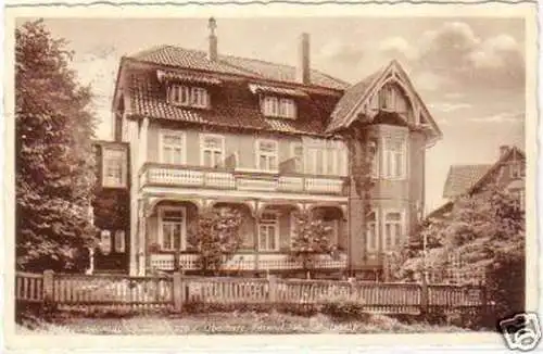 27076 Ak Braunlage Oberharz Haus Sonnenblick 1936