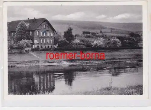 85069 Ak Rumbeck Weser Restaurant 'Weserkrug' 1961