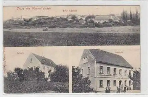 49468 Mehrbild-Ak Gruss aus Dürrweitzschen Gasthof 1911